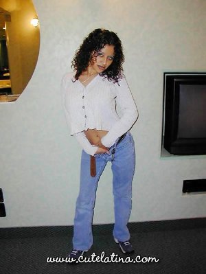 Cute Latina photo collection featuring Talia unveiling superb form